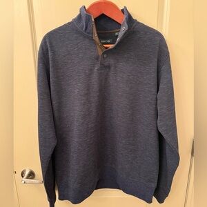 Orvis Men’s Large Quarter Snap Pullover Navy